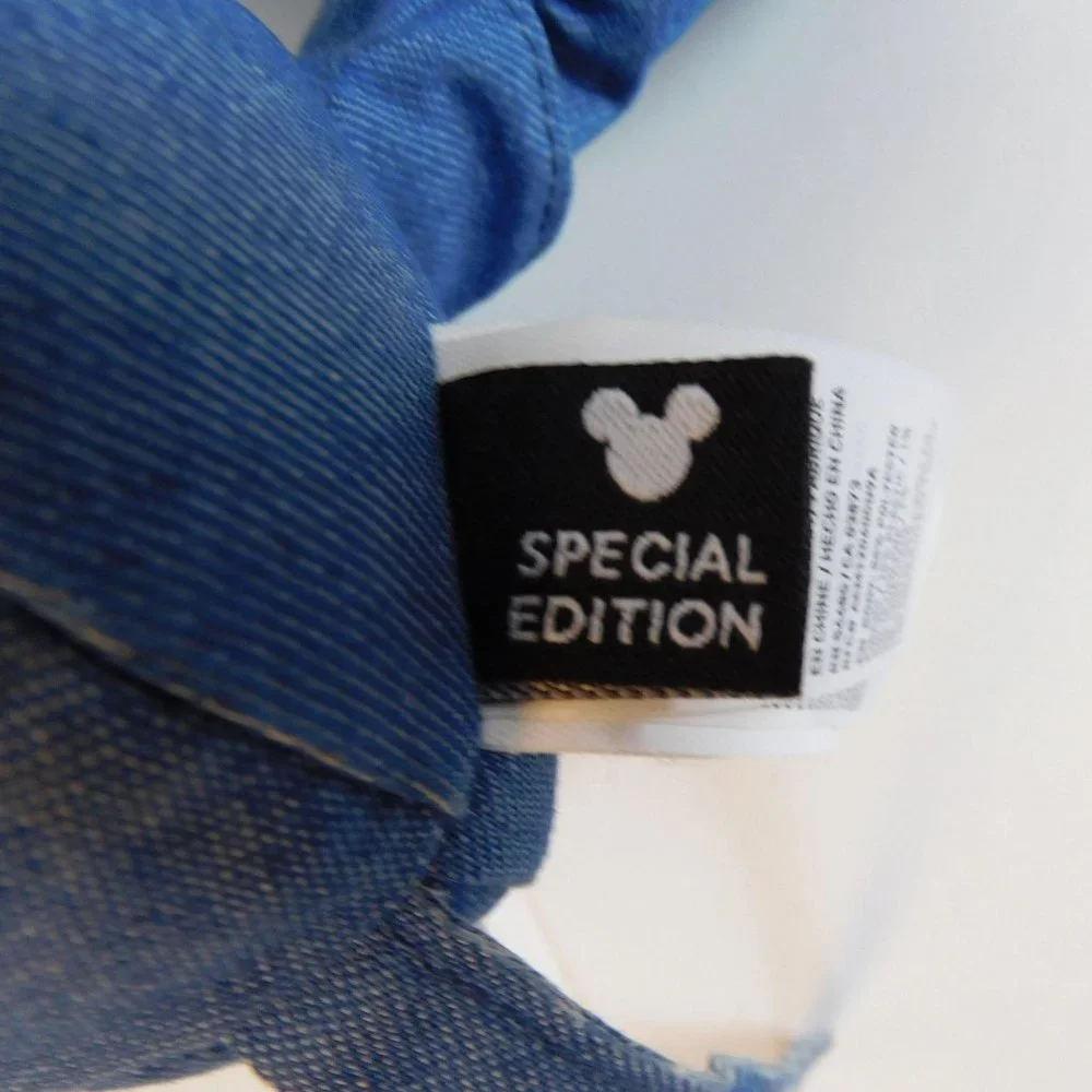 Disney x AE American Eagle Special Edition Mickey Mouse Plush Blue Denim 12" - Picture 7 of 8